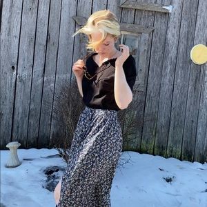 Button down skirt